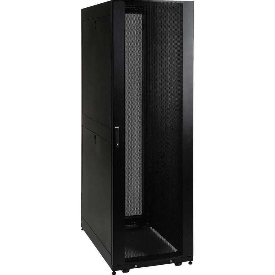 45U Server Rack Enclosure Cabinet - SmartRack Standard-Depth with Doors | Tripp Lite by Eaton SR45UB