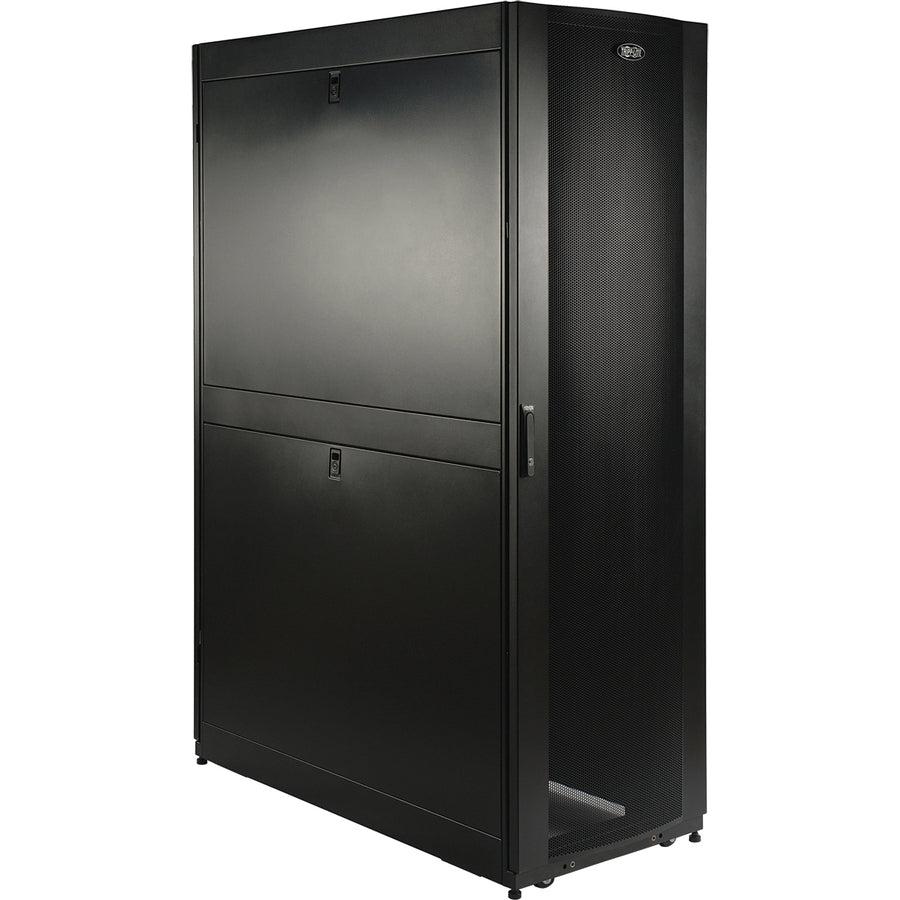 45U SmartRack Deep Data Center Server Rack - Enterprise Cabinet with Doors & Side Panels | Tripp Lite Eaton SR45UBDP