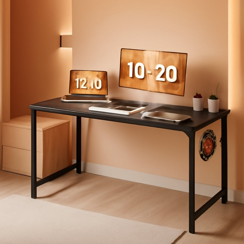 47 Inch Computer Desk For Two Monitors With Storage Bag