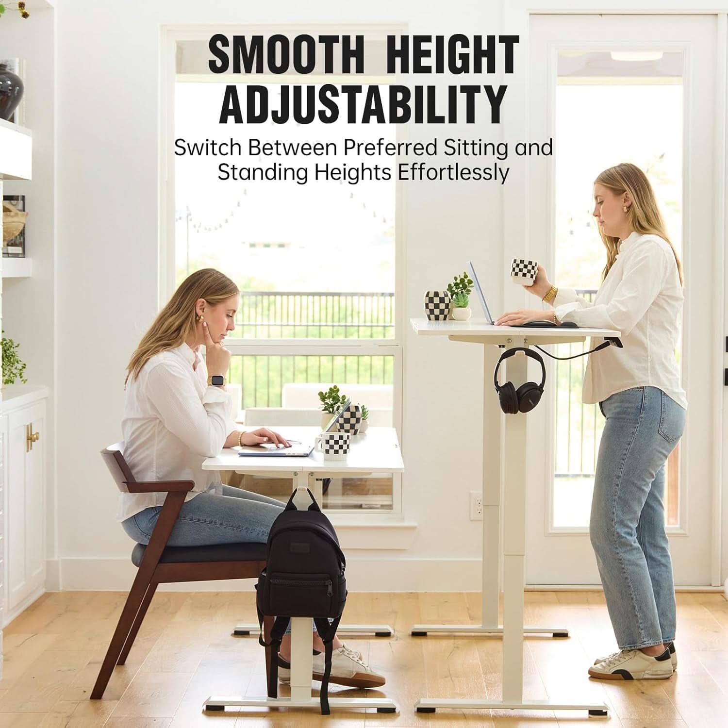 47 Inch Electric Standing Desk Height Adjustable Ergonomic