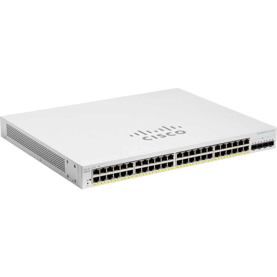 48-Port Smart Switch - Cisco CBS220-48T-4G-NA Gigabit Ethernet Business Switch with Static Routing | TecISoft