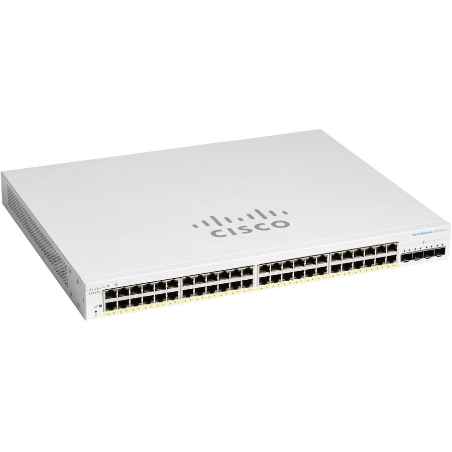 48-Port Smart Switch - Cisco CBS220-48T-4G-NA Gigabit Ethernet Business Switch with Static Routing | TecISoft