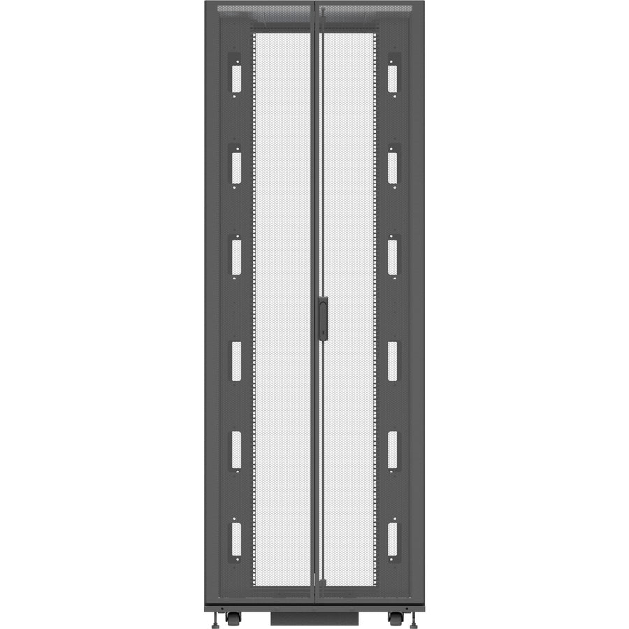 48U Server Rack - TAA Compliant Enterprise Cabinet 800x1200mm | Vertiv VR Rack VR3357TAA