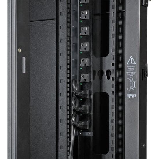 48U SmartRack Deep Wide Server Rack Enclosure Cabinet with Doors | Tripp Lite SR48UBDPWD
