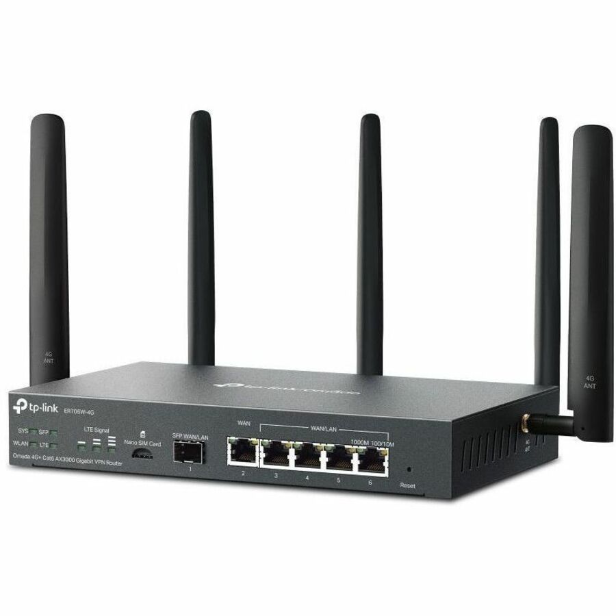 4G LTE Wireless Internet Router - Enterprise Gateway with VPN | TP-Link ER706W-4G