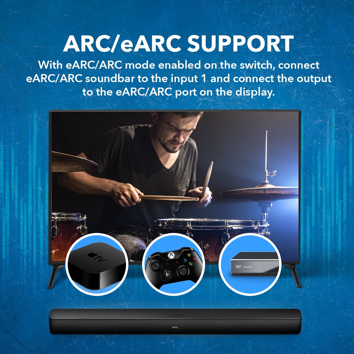 4K HDMI 2.0 4x1 HDMI Switch With Audio Extractor ARC (UHDS-401A-O)