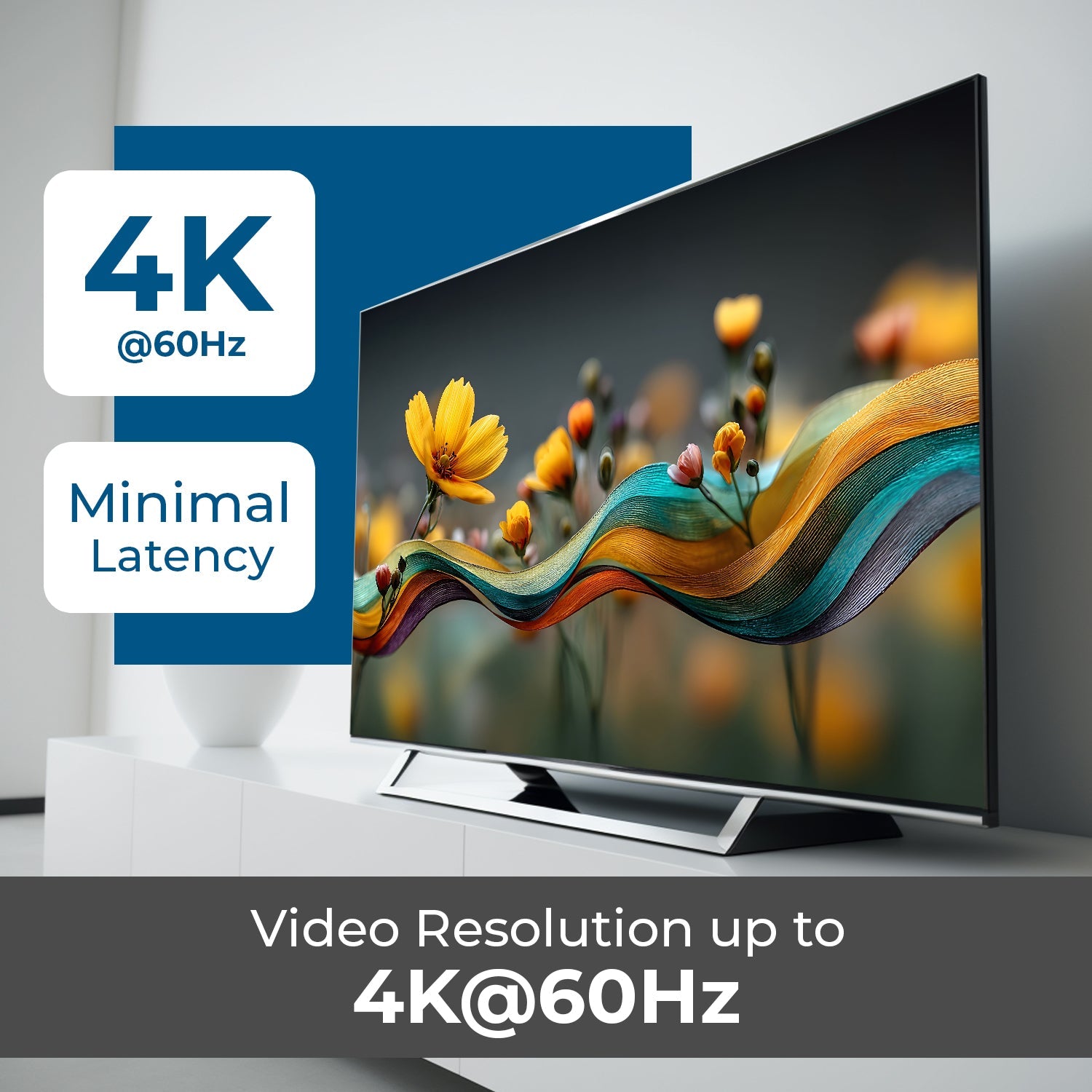 4K HDMI Extender Balun by OREI Upto 165 Feet - UltraHD 4K @ 60Hz 4:4:4 Over Single CAT6/7 (UHD-IPC165-K)