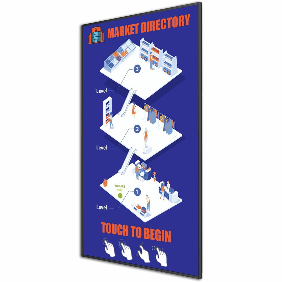 4K LCD Display - 50" UHD Digital Signage Simplicity M Series | Planar SLM502 998-3475-00