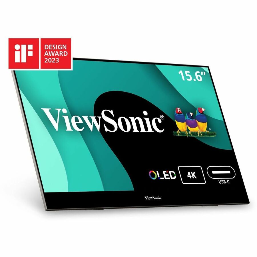 4K Portable Monitor - ViewSonic VX1655 OLED USB-C Display | TecISoft VX1655-4K-OLED