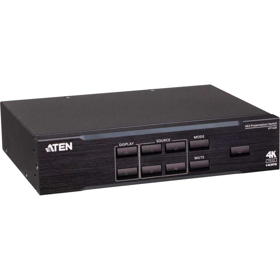 4K Presentation Matrix Switch - True 4K Video Distribution | ATEN VP1420