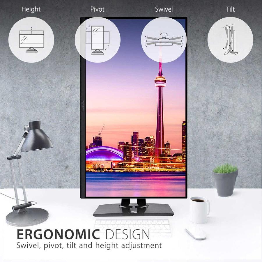 4K Professional Monitor - ViewSonic VP3256-4K ColorPro™ USB-C | TechSoft