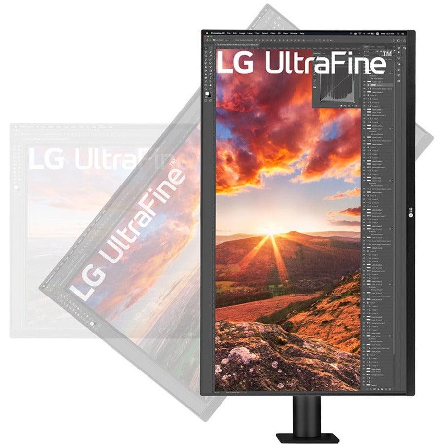 4K UHD Monitor - LG 31.5" Ergo IPS UltraFine HDR10 Display | TechSoft 32BN88U-B