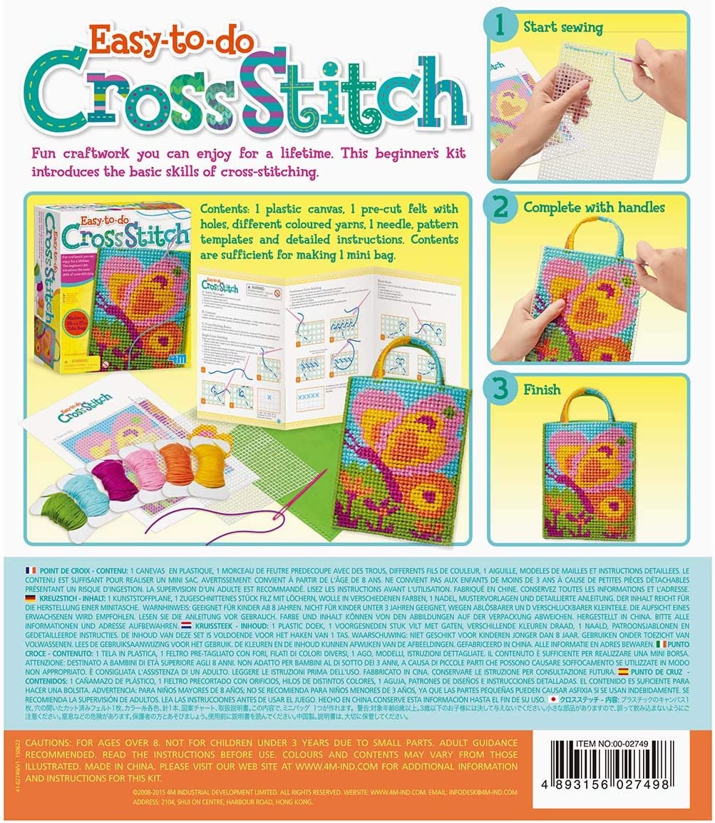 4M Easy To Do Cross Stitch DIY Kit
