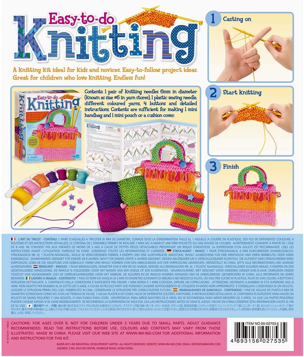 4M Easy To Do Knitting DIY Kit