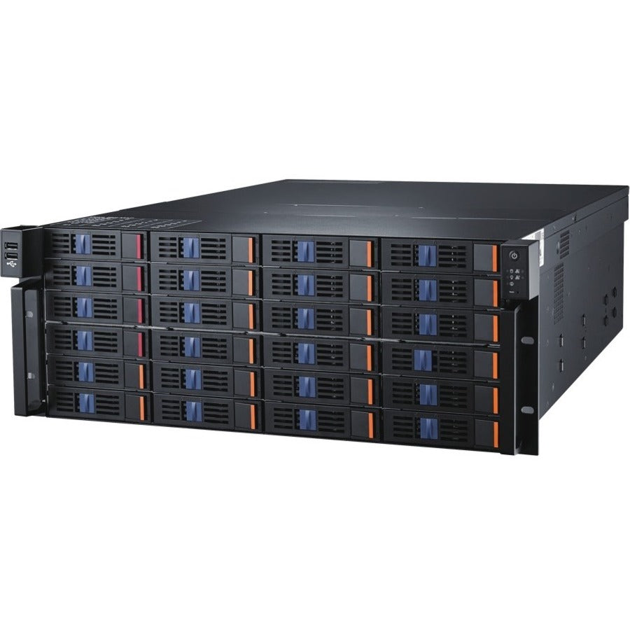 Advantech 4U Storage Chassis for ATX/EATX Serverboard with 24 Hot-swap Drive Bays HPC-8424SA-R5A1E