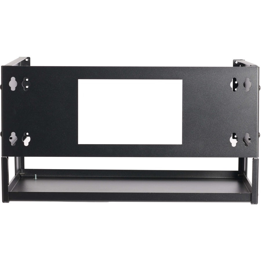 4U Wall-Mount Bracket with Shelf for Small Switches and Patch Panels, Hinged SRWO4UBRKTSHELF