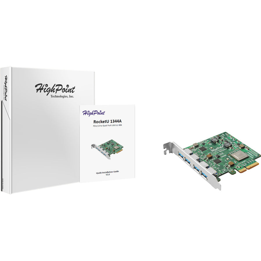 4X10Gb/S Usb3.1 Pcie 3.0X4 Hba,Supports Usb 1.0/2.0/3.X Devices