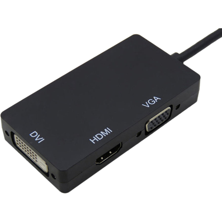 4XEM 3 In 1 DisplayPort to HDMI DVI VGA Adapter 4XDPHDMIDVIVGA