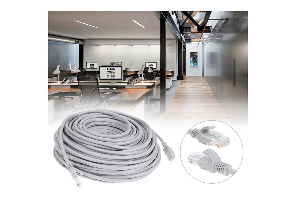 4XEM - Patch cable - RJ-45 (M) to RJ-45 (M) - 6 ft - 0.2 in - UTP - CAT 6a - molded, snagless - gray