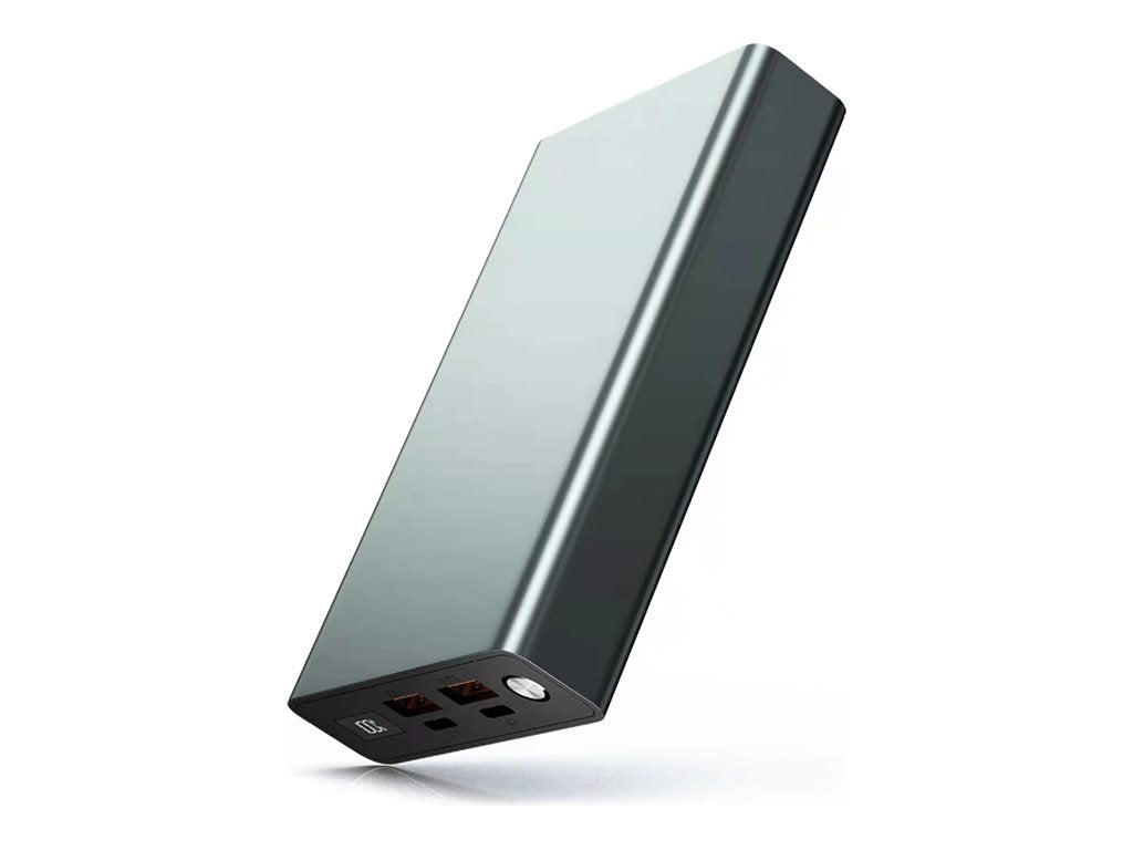 4XEM - Power bank - 20000 mAh - 100 Watt - 5 A - PD 3.0, Quick Charge 3.0 - 4 output connectors (2 x USB, 2 x USB-C) -