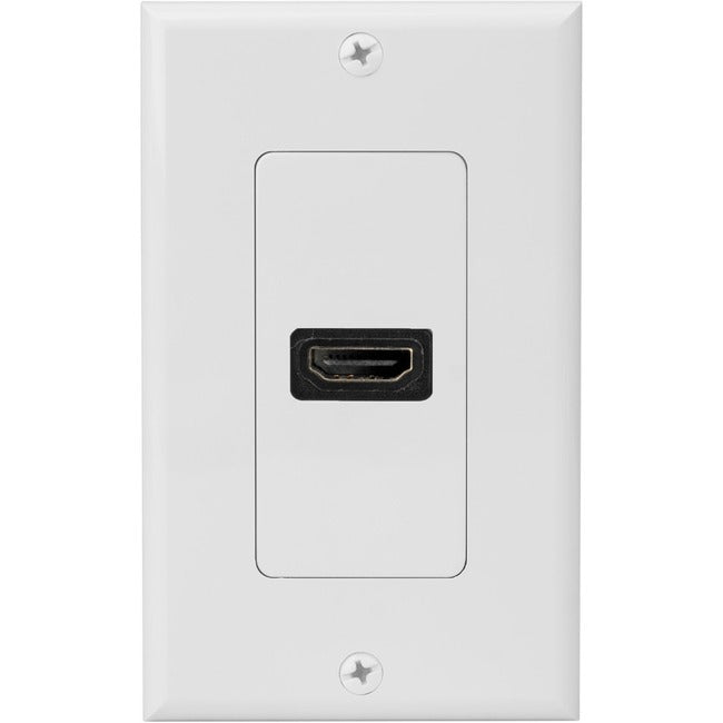 4XEM Single Outlet Female High Speed HDMI Wall Plate with 3D support 4XWALLHDMI1