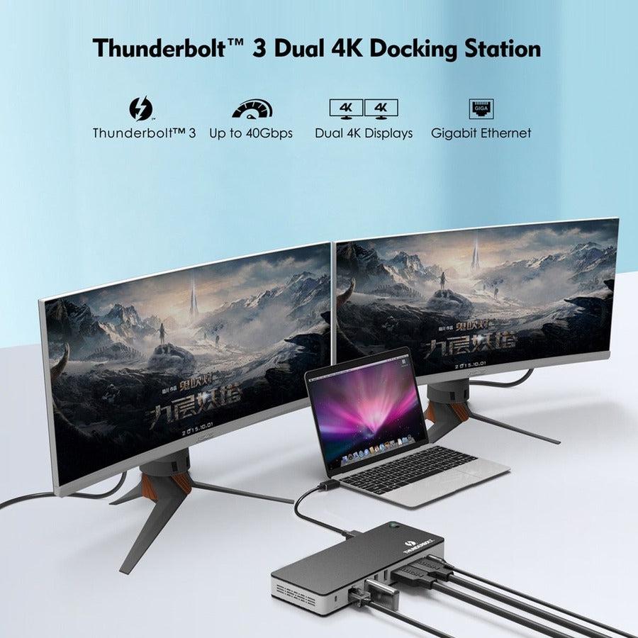 4XEM Thunderbolt 3 Titan USB-C 4K Docking Station 4XUTD21H