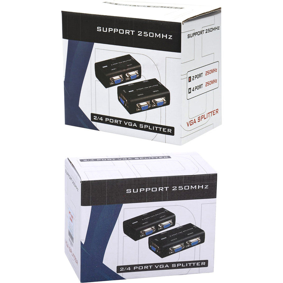 4Xem 2-Port Vga Splitter 250 Mhz