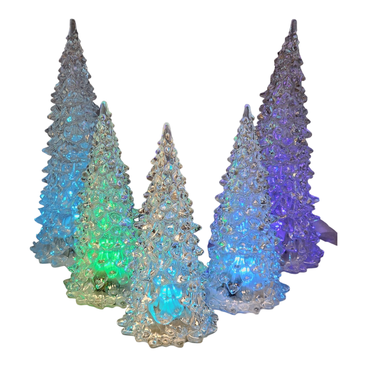 5 Piece Lighted Tree Set