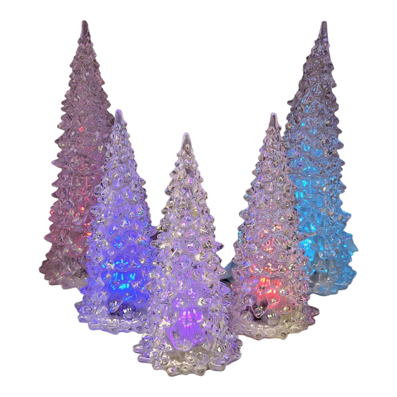 5 Piece Lighted Tree Set