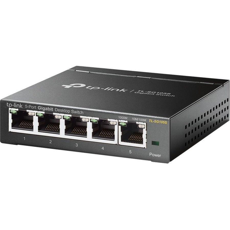 5-Port Gigabit Desktop Switch - Metal Housing Ethernet Switch | TeciSoft TL-SG105S