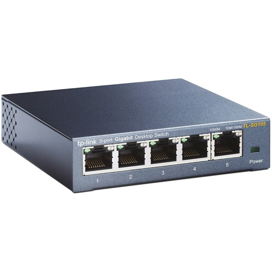 5-Port Gigabit Desktop Switch - Unmanaged Metal Casing | TP-LINK TL-SG105
