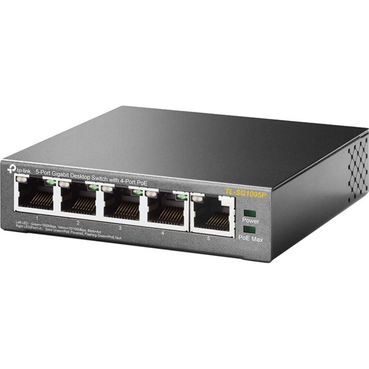 5-Port Gigabit Desktop Switch with PoE - Network Infrastructure Solution | TL-SG1005P