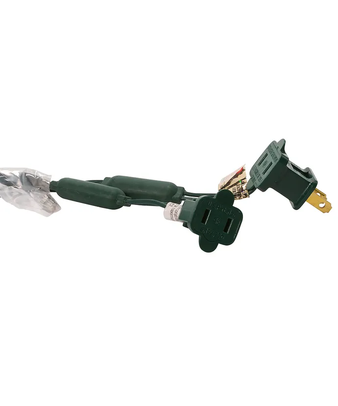 50-Light 5mm Warm White LED Green Wire Light Set