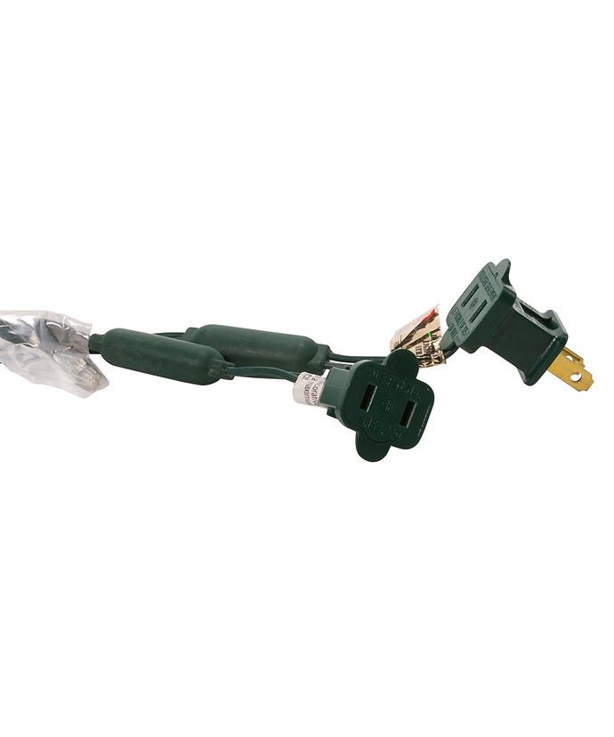 50-Light 5mm Warm White Twinkle LED Green Wire Light Set