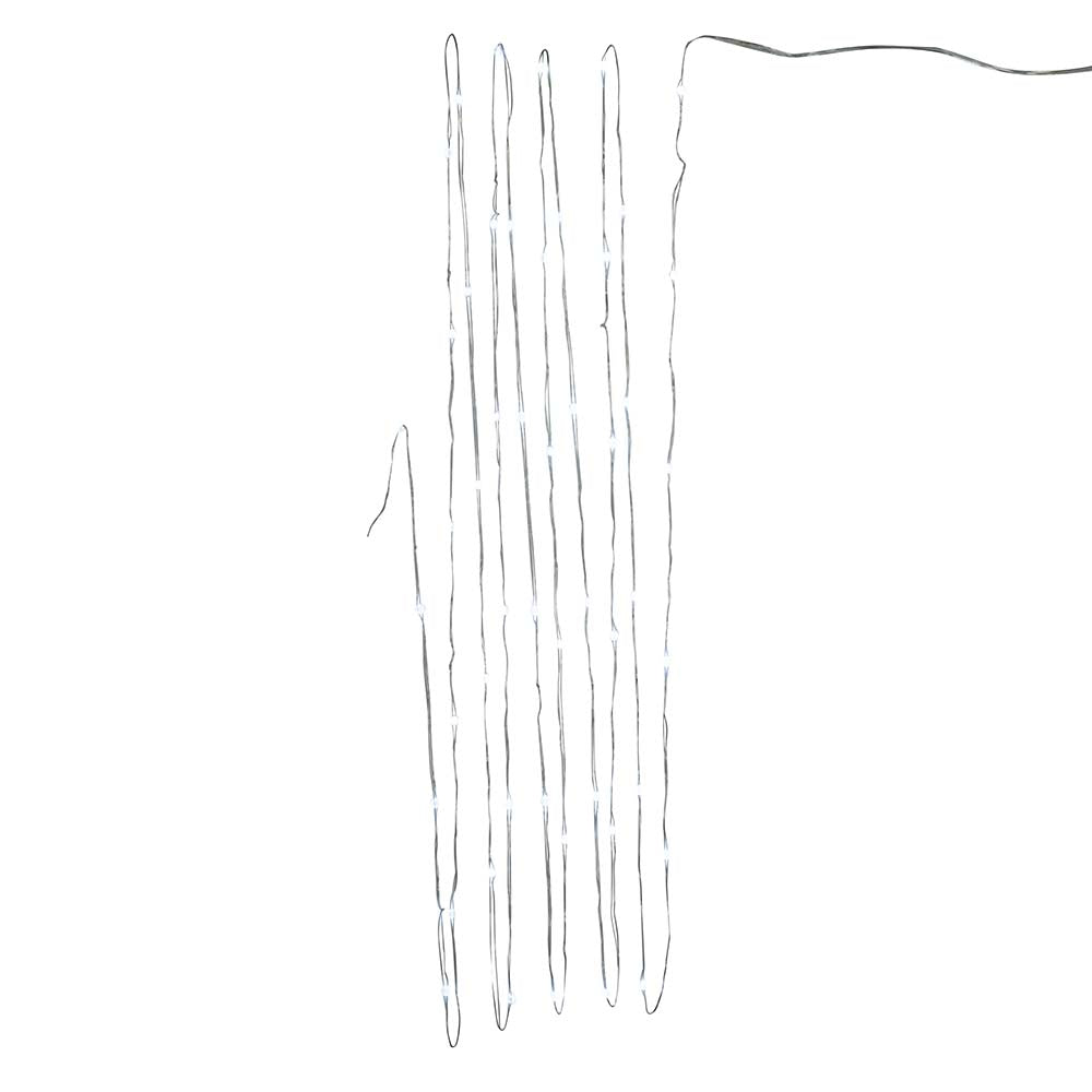 50-Light Battery-Operated Cool White Superbright LED Light Set