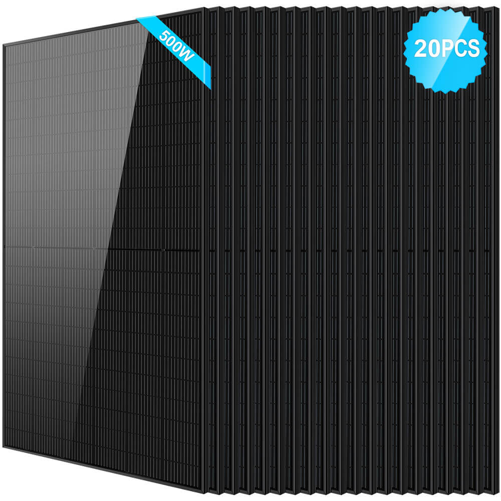500W Mono Black PERC Solar Panel UL61730 CEC Listed