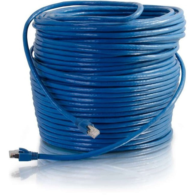 50Ft Cat6 Snagless Solid Shielded Ethernet Network Patch Cable - Blue