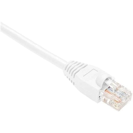 50Ft White Cat5E Shielded Patch Cable, F/Utp, Snagless