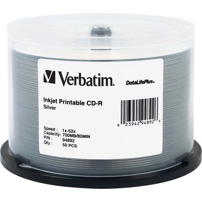 50Pk Cd-R 80Min 700Mb 52X Si Ij Hub Logo