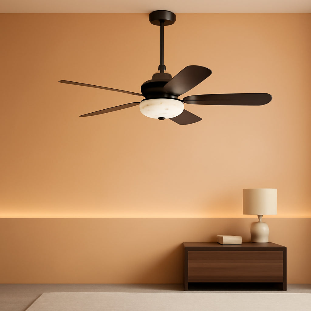 52 Inch Ceiling Fan With Remote Control Retro Style