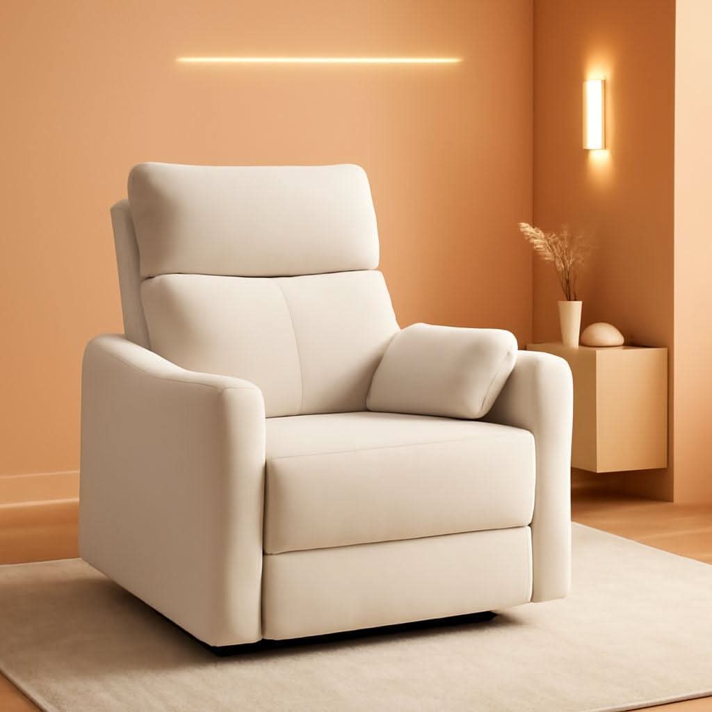 54 Inch Power Recliner Chair With USB Type C Ports Gray