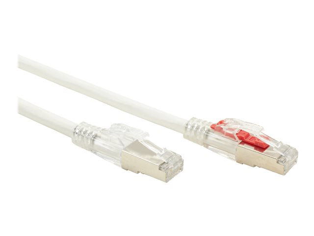 BLACK BOX GIGATRUE 3 PREMIUM CAT6A SHIELDED PATCH CABLES FEATURE LOCKABLE CONNEC