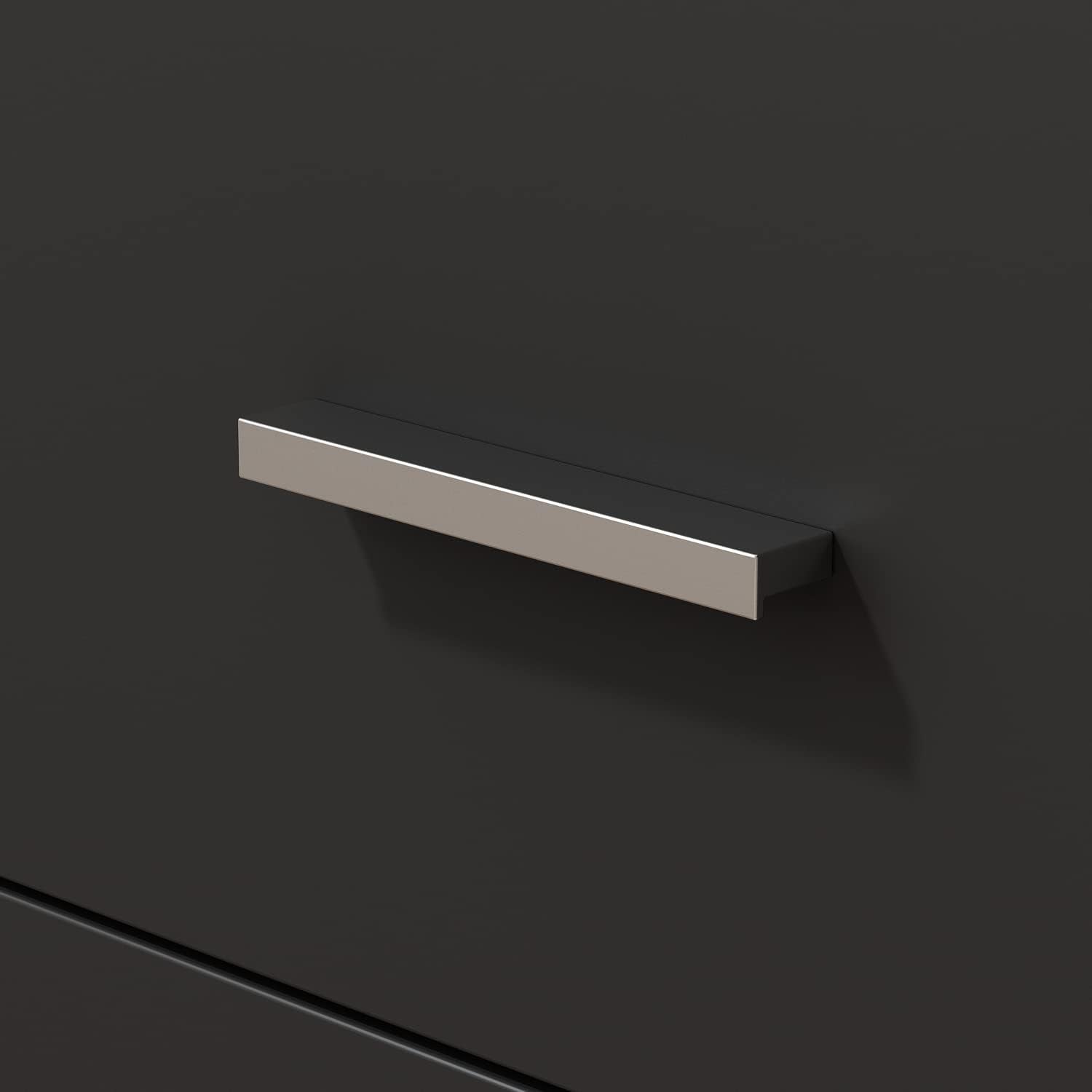 55 Inch L Shaped Computer Desk Black Storage Cabinet
