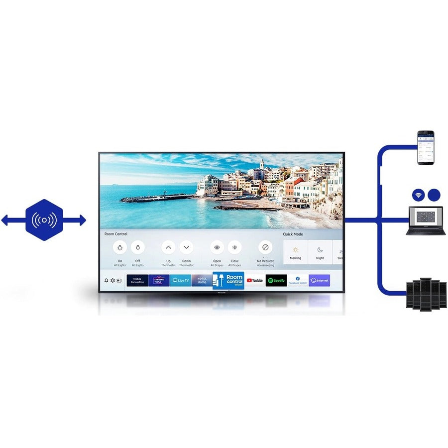 Samsung RU750 HG55RU750NF 55 Smart LED-LCD TV - 4K UHDTV - Charcoal Black" HG55RU750NFXZA