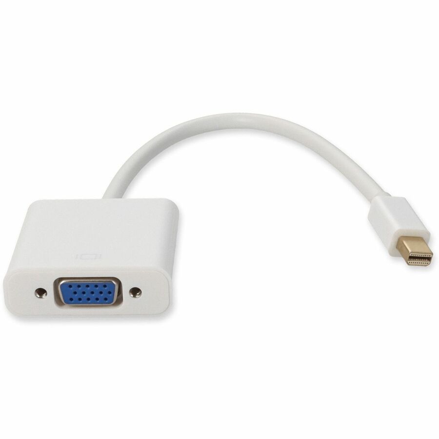 5Pk Apple Computer Mb572Z/B Compatible Mini-Displayport 1.1 Male To Vga Female White Adapters For Resolution Up To 1920X1200 (Wuxga)