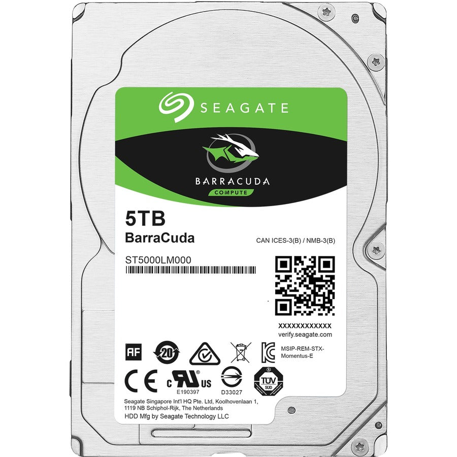 5TB Internal Hard Drive - BarraCuda 2.5" HDD SATA 6Gb/s | TeCiSoft ST5000LM000