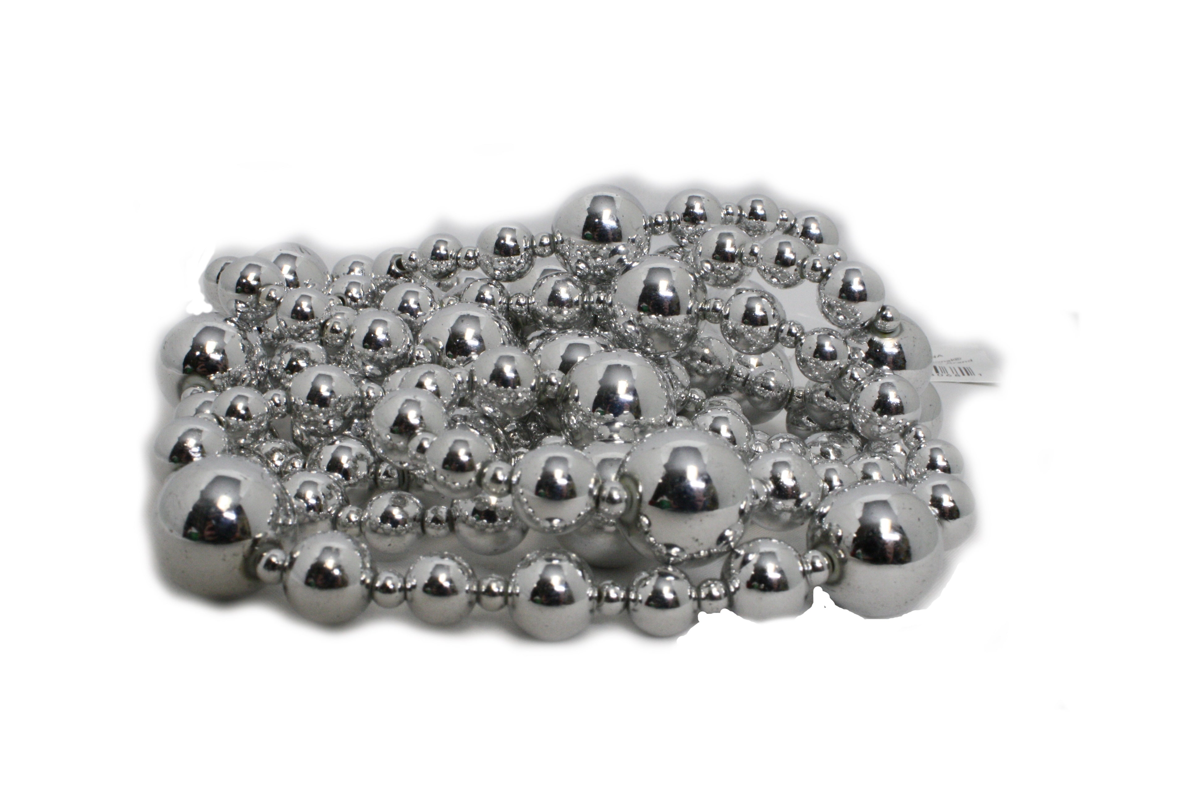 6 Foot Holiday Bead Garland - Solid Colors