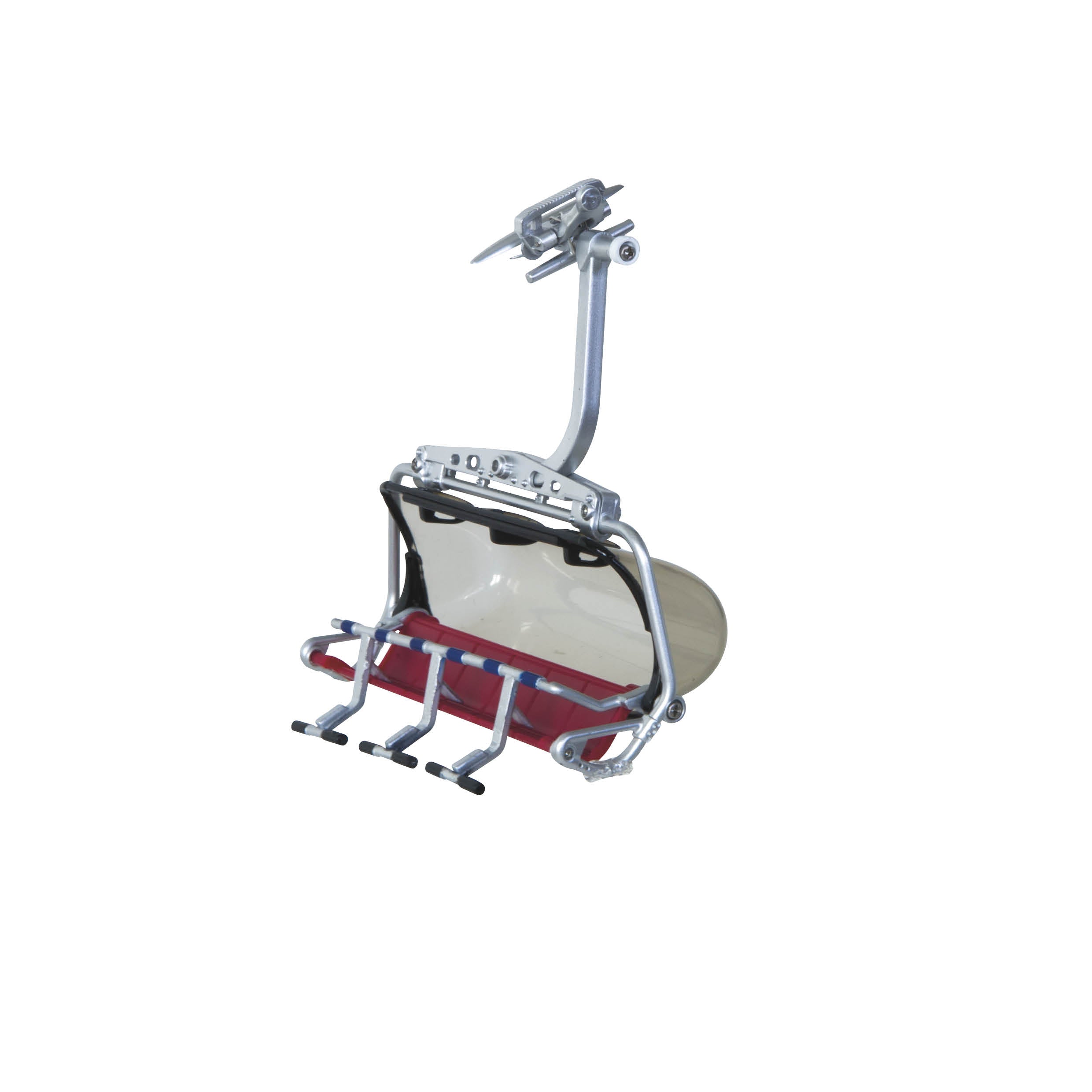 6 Seater Ski Lift - Red/Grey - 1:32 Scale