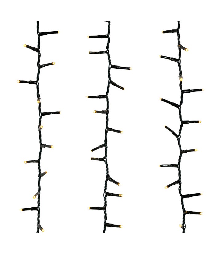 600-Light Warm White LED Rice Light Set