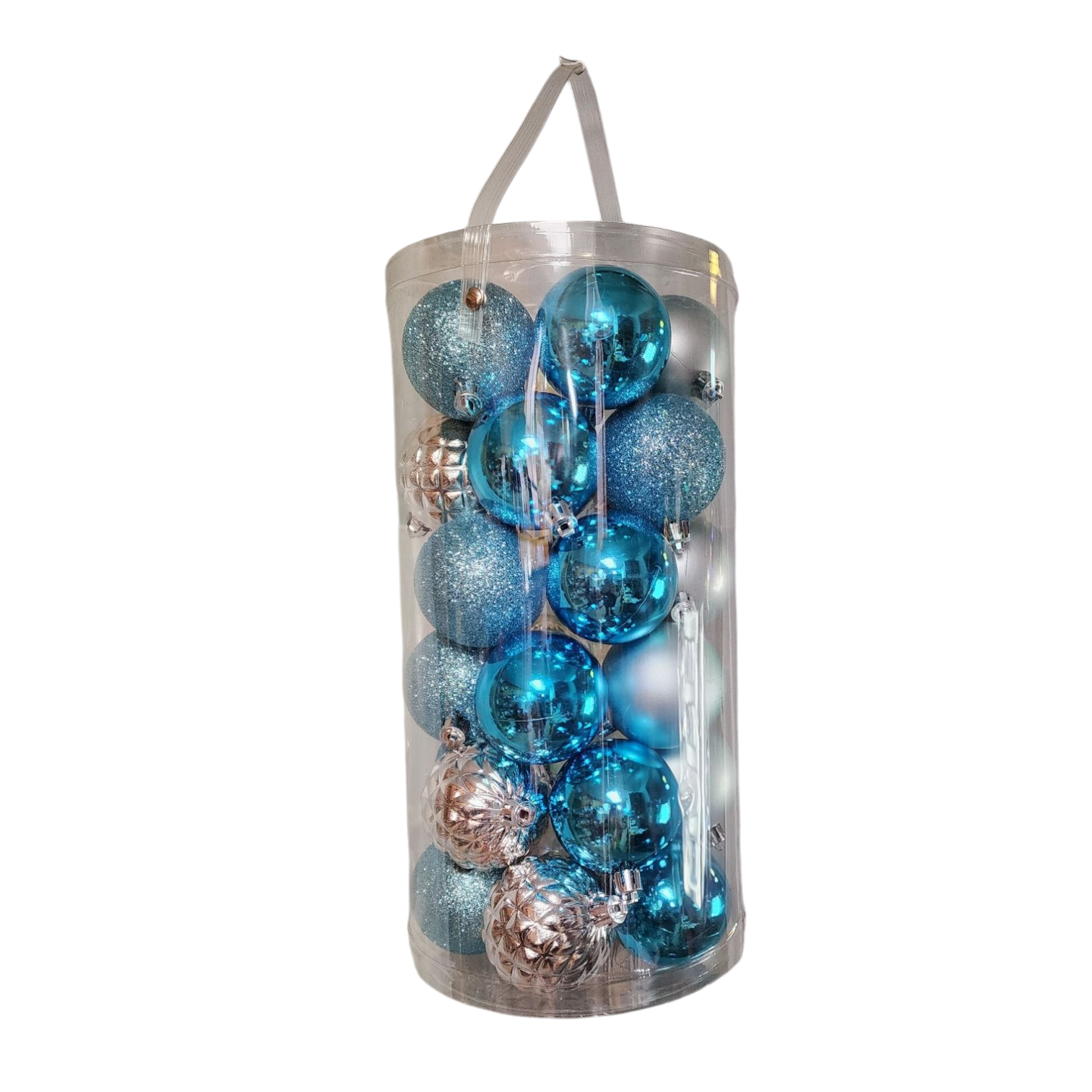 60MM 30 Count Shatterproof - Light Blue